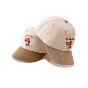 Gorra de Béisbol Deportiva de Alta Calidad, Diseño de Dos Tonos, Sin Estructura, con Letra Bordada, Ajustable para Niños - Product Image 1