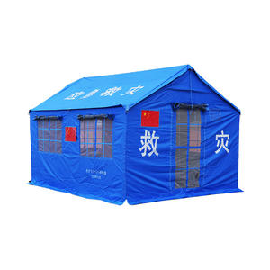 เต็นท์บรรเทาภัยพิบัติทางพลเรือนมาตรฐาน ขนาด 12 เมตร โครงอะลูมิเนียมอัลลอยด์กันน้ำ สำหรับพักพิงภัยพิบัติ ใช้งานได้ทุกฤดู - Product Image 1