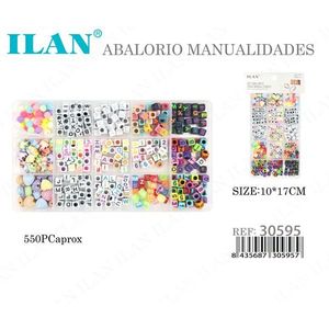 ILAN Abalorio Manualidades 550P Caprox 10x17cm <b>Beads</b> <b>Set</b> for Crafts - Product Image 2