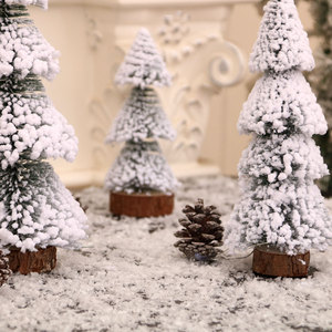 Décorations de Noël en neige, aménagement de scènes de neige artificielle, accessoires d'ambiance de Noël, décorations de neige en acrylique - Product Image 4