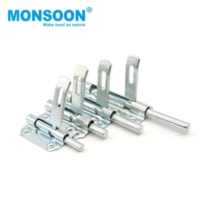Loquet de porte coulissante en acier de 3/4/5 pouces pour cuisine, appartement, maison – Quincaillerie de sécurité pour charnières et loquets de porte - Product Image 1