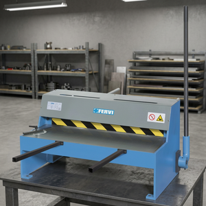 Fervi Benchtop Shearing Machine for Sheet Metal with 1.5mm Max Cutting Thickness and 500mm Cutting Length - Product Image 3