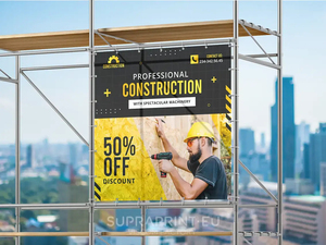 Tùy chỉnh in lưới biểu ngữ Vinyl PVC lót 12x12 lưới xây dựng hàng rào miễn phí thiết kế Vinyl lưới biểu ngữ - Product Image 4