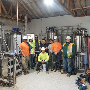 Equipo de Elaboración de Cerveza de Acero Inoxidable de 50L, Fermentador de Granos, Máquina para Hacer Cerveza de Barril, Bomba Eléctrica/de Vapor <span class=keywords><strong>HULK</strong></span> con Revestimiento de Espejo - Product Image 6