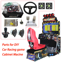 Machine de jeu d'arcade de conduite Dirty Driving, kit complet à monter soi-même, fonctionnement à pièces, simulateur de conduite vidéo, jeu de course automobile, kit d'arcade de simulation de course