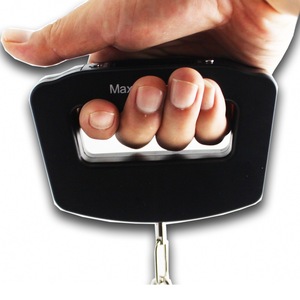 Mini Portable Electronic Scale 50kg 10g Accuracy <b>Hook</b> Style For Luggage Travel Weighing <b>Plastic</b> Body Battery Powered - Product Image 1