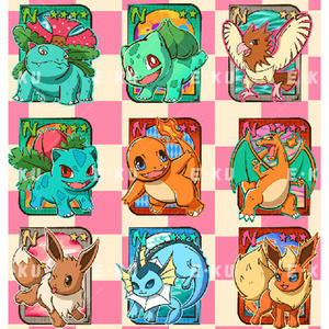 Boîte à surprises de collection de magnets de réfrigérateur en acrylique miniatures de haute qualité, dernières créations Pokémon, art de bande dessinée, version Gameboy Q - Product Image 3