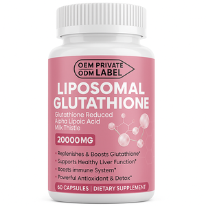 OEM/ODM kollajen cilt beyazlatma kapsülleri glutatyon bitkisel takviyeler hapları E vitamini kollajen l-glutatyon kapsülleri - Product Image 1