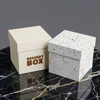 Boîte cadeau de luxe DIY avec motifs étoilés estampés à l'or, boîte surprise créative à étages pour mariage, anniversaire