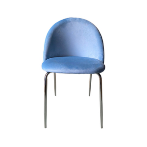 Chaises coccinelle de salle à manger en tissu de velours, bleu marine, design moderne de luxe, pour Restaurant, haute qualité - Product Image 2