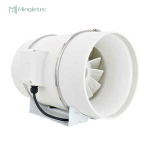 4 5 6 8 10 12 Inch Mixed Flow Air Extractor Silent Low Noise Duct Extract Fan - Product Image 1