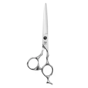 Stainless steel 7 inch Professional Hair Cutting Scissors hairdressing Barber Salon Pet dog Scissors custom logo