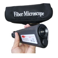 Microscope d'inspection optique FTTH Connecteur à fibre optique Microscope à fibre scientifique 400X