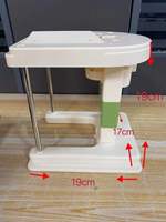 Multifunctionele handmatige plastic koolhakker, groenteschiller, draagbare kleine huishoudelijke molen, fruitsalade keukengereedschap