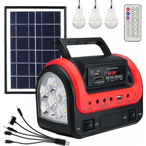 Sistema de Iluminación Solar para Exteriores de 5W con 3 <span class=keywords><strong>Bombillas</strong></span> LED Recargables, Ideal para Uso Fuera de la Red y como Respaldo de Energía en Emergencias - Product Image 6