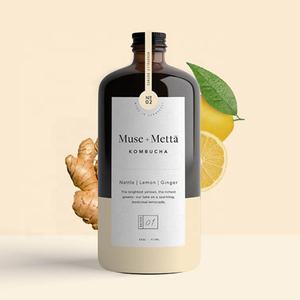 Vente en gros de bouteilles en verre personnalisées pour kombucha, fabrication de kombucha, vente de bouteilles en verre bon marché pour les boissons au kombucha - Product Image 4