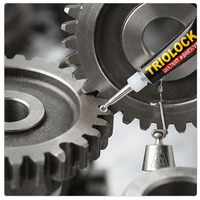 Triolock 1kg Adhésif Cyanoacrylate de Précision Instantané à Durcissement Rapide en 3s, Transparent et Anti-Jaunissement, Tubes de Super Colle pour le Travail du Bois