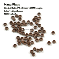 En gros 2.5MM,2.9mm,4.0mm Nano Micro Bagues Perles Lien Extensions de Cheveux Outils
