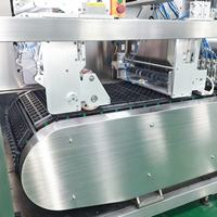 Machine de fabrication de dosettes de lessive et de détergent à vaisselle, automatique, multi-chambres, à haute vitesse, pour poudres et liquides, de qualité alimentaire, avec PLC, clé en main