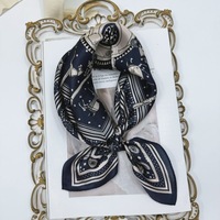 Bandana en soie personnalisé avec logo, respirant, pour l'été, couvre-chef, bandana personnalisé pour le lieu de travail, accessoire de mariage