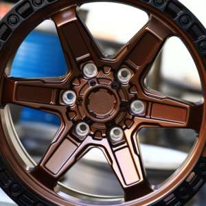 HTOR 4x4 Black Beadlock Offroad Wheels 17 18 Inch 6x139.7 6x114.3 Concave Forged Car Wheels Jantes pour Navara NP300 F150 Wagoneer - Product Image 4