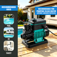 Pompe de surpression intelligente 0,5 CV en fer OEM PMZD-61 avec contrôle entièrement automatique pour l'eau du robinet domestique 220V