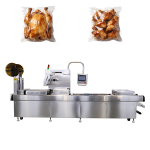 Vollautomatische Thermoform-Vakuumverpackungsmaschine zum Verpacken Schwerer Produkte Verpackung Ganzer Hühner - Product Image 1