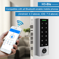 Système de contrôle d'accès intelligent BLE TTLOCK avec mot de passe et carte RFID pour la maison et le bureau, prise en charge de l'application et de la commande à distance via passerelle