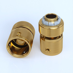 Conector de agua de latón Guoma Ruixiang de 15 mm con conexión rápida para manguera de jardín - Product Image 2