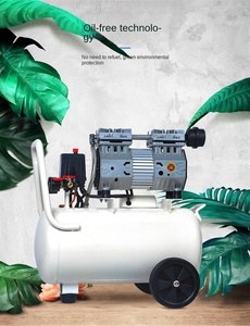 Profesional eléctrico móvil 50L 50 litros Oilless portátil Dental compresor de aire máquina precios - Product Image 5