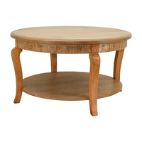 Table basse moderne multifonctionnelle en bois avec plateau en verre et pieds en métal, construction en bois massif