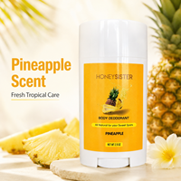 Déodorant Corporel Solide à l'Ananas Marque Blanche OEM ODM pour Femme, Naturel, Herbal, Sans Aluminium, Parfum Frais pour Soin Quotidien