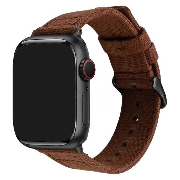 Brown with black buckle