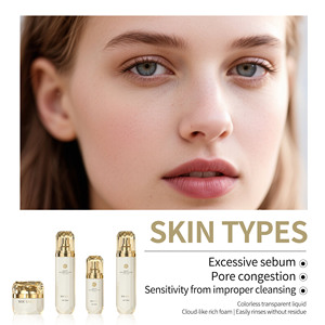 Tùy chỉnh ngậm nước Chăm Sóc Da thiết lập toàn diện cho tổng thể sức khỏe da Tính năng nhẹ nhàng chất tẩy rửa sâu thâm nhập huyết thanh qua đêm - Product Image 2