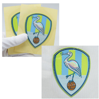 Patchs 3D en TPU, logo personnalisé, souple, gaufré, thermocollant, patch en TPU, patch en PVC