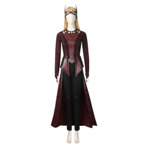 Trajes de Cosplay Personalizables de <span class=keywords><strong>la</strong></span> Bruja Escarlata de Marvel, Conjunto Completo, para Actuaciones en Escenario, Colección Personal para Mujeres Adultas - Product Image 3