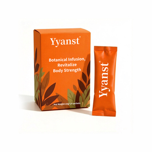 Café en Polvo con Infusión Botánica Yyanst, 10g*10 Sobres, Mezcla Natural de Plantas, Bebida Instantánea Revitalizante Diaria para el Bienestar - Product Image 1
