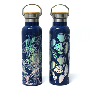 Botella de agua deportiva aislada de acero inoxidable 304 de doble pared 25oz 17oz 32oz Frasco de vacío Tornillo Adultos Drinkware 350ml 0.5L - Product Image 3