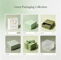 Boîtes cadeaux de luxe vert émeraude imprimées sur mesure, estampées à chaud en or, emballage rigide en carton pour bijoux et cosmétiques