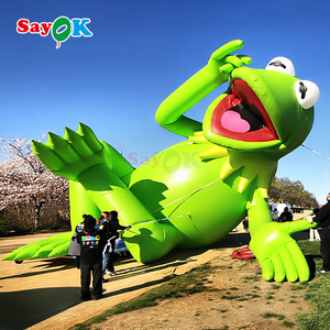 Modèle de <span class=keywords><strong>grenouille</strong></span> <span class=keywords><strong>Kermit</strong></span> gonflable géant personnalisé Sayok en PVC pour <span class=keywords><strong>la</strong></span> publicité d'événements - Product Image 4