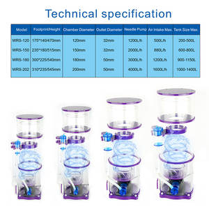 Écumeur de protéines pour aquarium marin/aquaculture de haute qualité avec pompe à courant continu - Product Image 6