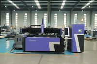 Machine de découpe laser à fibre CNC 3 axes haute précision 3015 pour tôles et tubes, avec contrôle Cypcut pour l'acier inoxydable, compatible AI/PLT