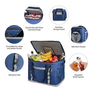 Waterproof Soft Larger Leakproof Ice Beer Cans Cooler Bags Outdoor Travel Insulated Fresh Picnic Bag