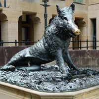 Nouvelle statue de sanglier grandeur nature pour la vente en gros