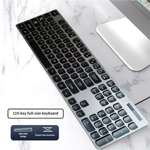 <b>Custom</b> Universal <b>Keyboard</b> Wholesale Silver Black Wired Low <b>Key</b> Membrane Office Typing <b>Keyboard</b> for Desktop - Product Image 6
