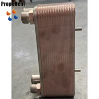 Échangeur de chaleur en cuivre brasé résistant à la corrosion, fabriqué en SS304 et SS316L, structure d'étanchéité rigoureuse sans fuite, personnalisable