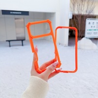 Coque de téléphone antichoc robuste 2-en-1 avec coque transparente détachable et pare-chocs renforcé avec bouchon anti-poussière pour iPhone 15 16 17 Pro Max Plus