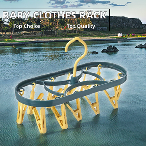 Đa Chức Năng Single-Tier Nhựa Kẹp Quần Áo Khô Giá Bé Khô Vớ Móc Áo Với Tổ Chức Cho Phòng Khách Quần Áo - Product Image 3