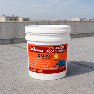 DIMEI DM-193 Silicone Rubber Roof Coating Waterproof <strong>Spray</strong> Applied UV Resistant Liquid <strong>Waterproofing</strong> for Flat Roof - Product Image 1