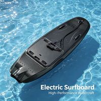 Planche de surf électrique améliorée avec moteur 20KW, vitesse maximale de 75KM/H, jetboard en fibre de carbone pour les riders professionnels et les courses